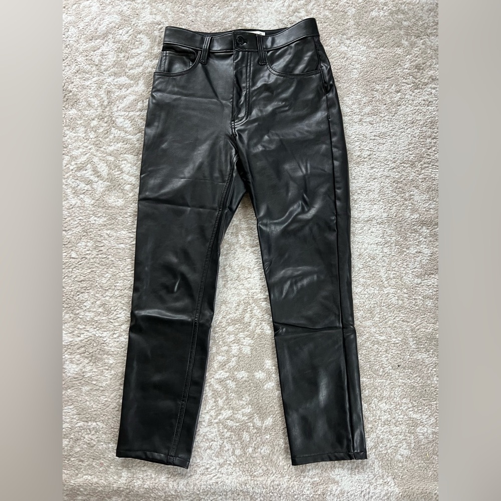 Abercrombie Faux Leather Pants